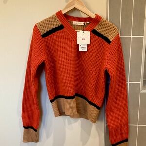 Uniqlo x Marni blood orange sweater, S/M